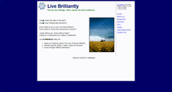 Desktop Screenshot of livebrilliantly.ca